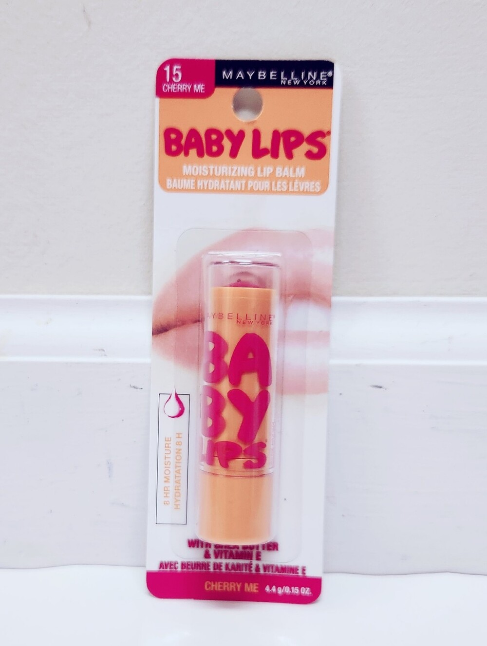 ⭐4/$15 Maybelline Baby Lips Moisturizing Lip Balm Cherry Me